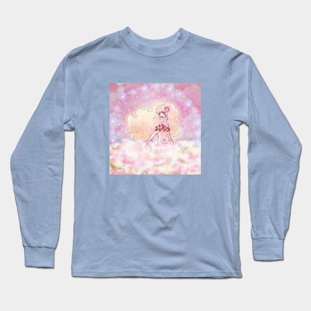 Venus Goddess Aphrodite Long Sleeve T-Shirt by ABHolliArt